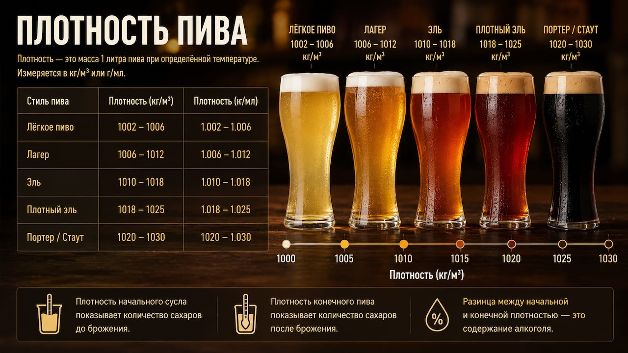Плотность пива